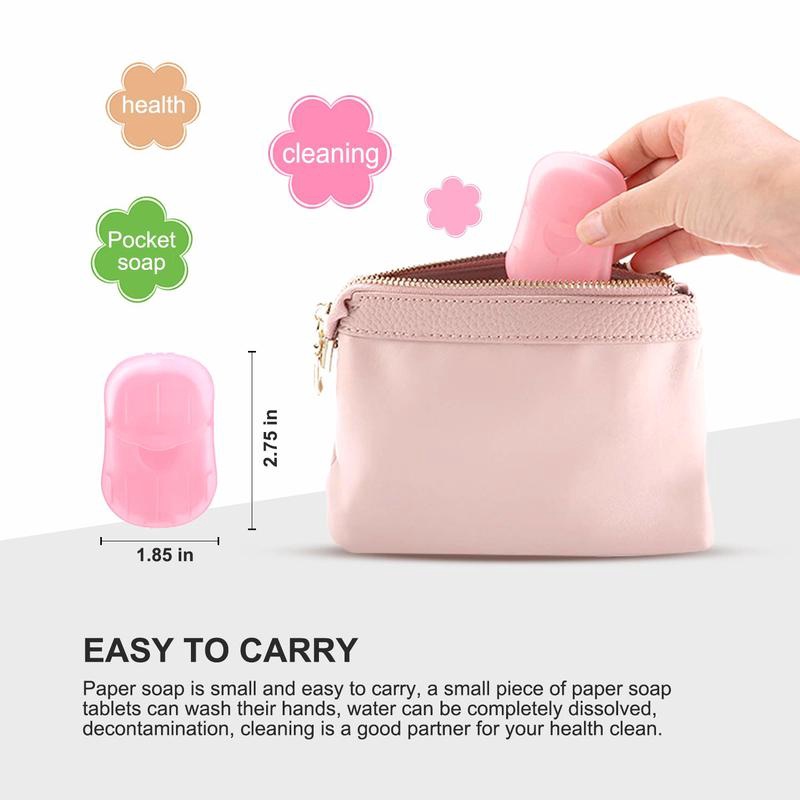 Set 20/50 Miếng Xà Phòng Giấy Mini Dùng Một Lần Đa Ứng Dụng