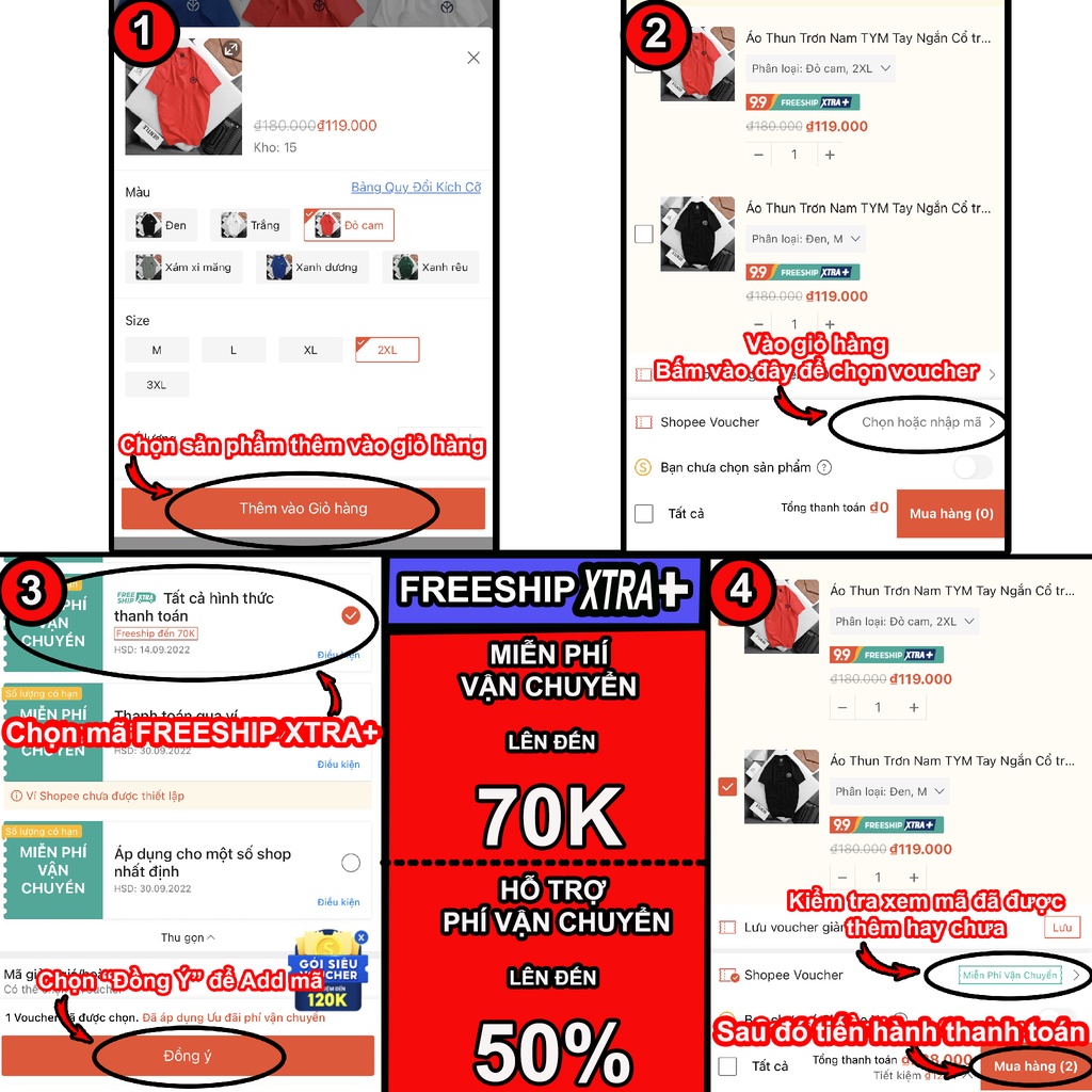 Áo Thun Polo Nam Tay Ngắn Cổ Bẻ vải thun lạnh cao cấp co dãn 4 chiều PLMT002