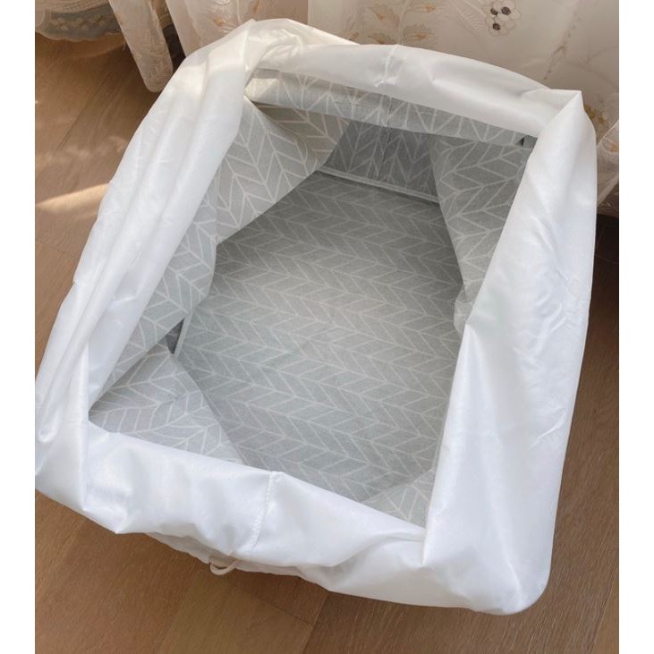 [CỠ ĐẠI - HÀNG CAO CẤP] Túi Bạt Đựng Quần Áo, Chăn Mền Gấp Gọn Cỡ Đại 50x40x50cm miDoctor