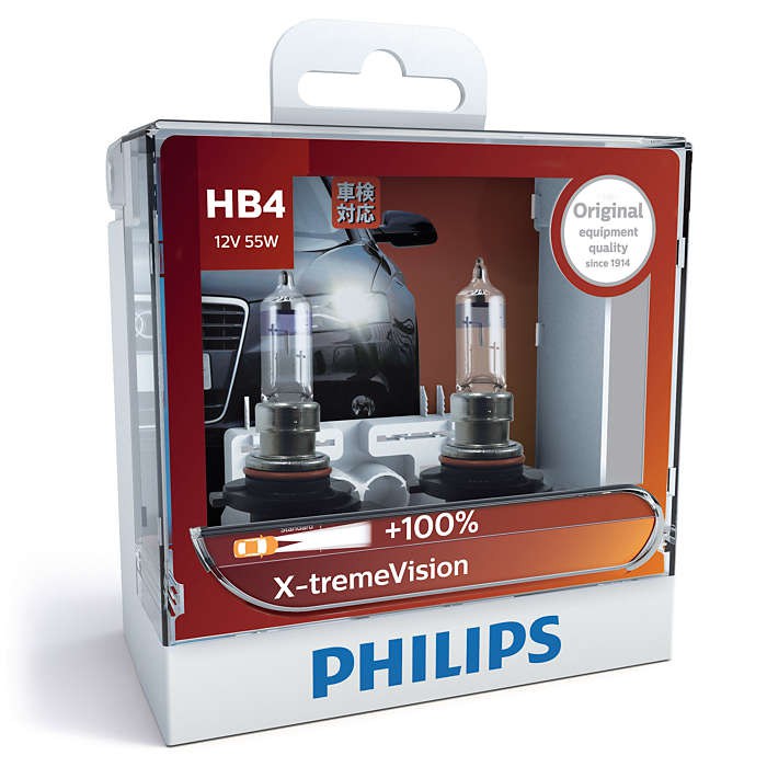 [LEDT2 ISOP] Đèn pha Halogen Philips Xtreme Vision Plus +100% [Số lượng: 1 cái]