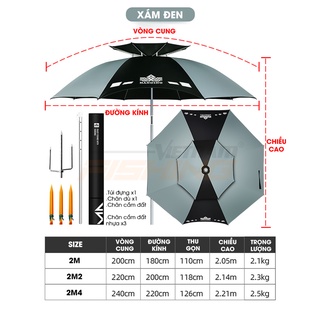 Dù Câu Handing 2021 - Ô Câu Cá