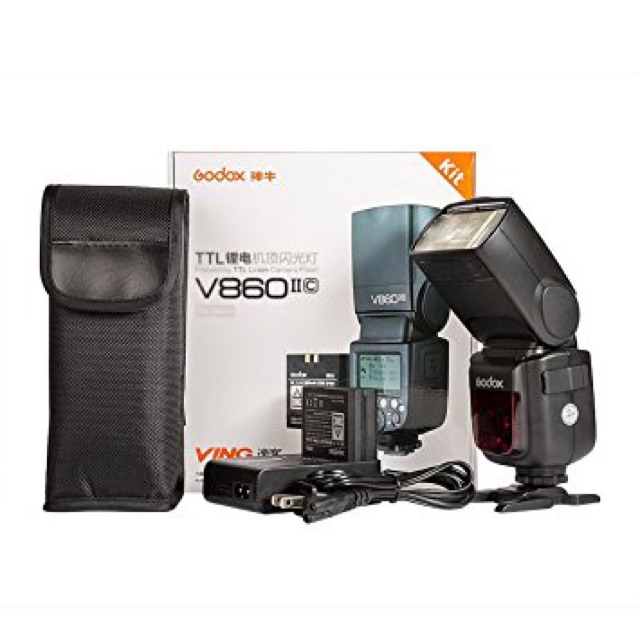 Đèn Flash GODOX V860II GN60 TTL HSS 1/8000s for Canon, Nikon, Sony,Fujifilm