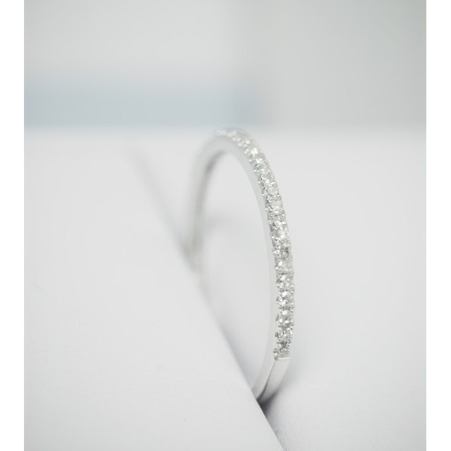 Nhẫn nữ đeo tay mạ bạc đính đá pha lê