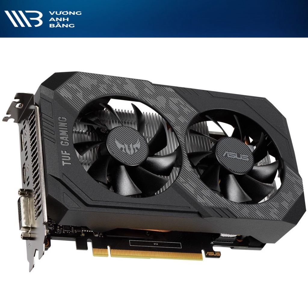 Card màn hình ASUS TUF Gaming GeForce GTX 1650 4GB GDDR6 ( TUF-GTX1650-4G-GAMING)- HÀNG CHÍNH HÃNG