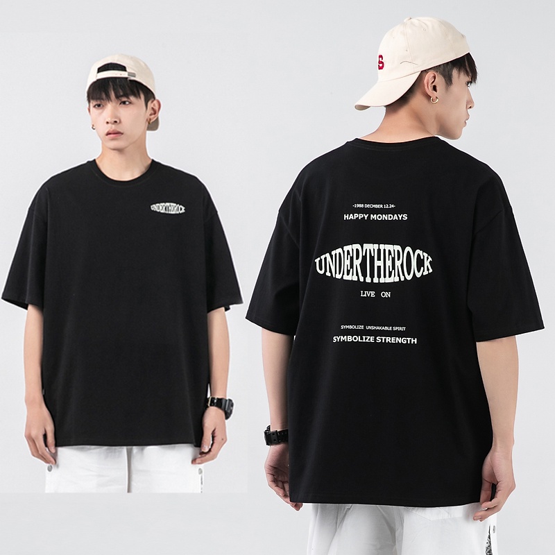 Áo thun Unisex Form rộng tay lỡ Haley street wear TN707-TN708-TN709 Basic cao cấp chất cotton 100% siêu thoáng mát