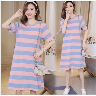 ĐẦM BẦU VÁY BẦU THỜI TRANG SOC NGANG 3 MÀU