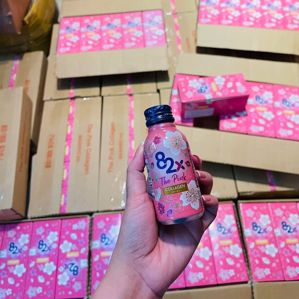 [Mới, hot] Nước uống Collagen 82X the Pink mới, đẹp da giữ dáng số 1. Hộp 10 chai | BigBuy360 - bigbuy360.vn