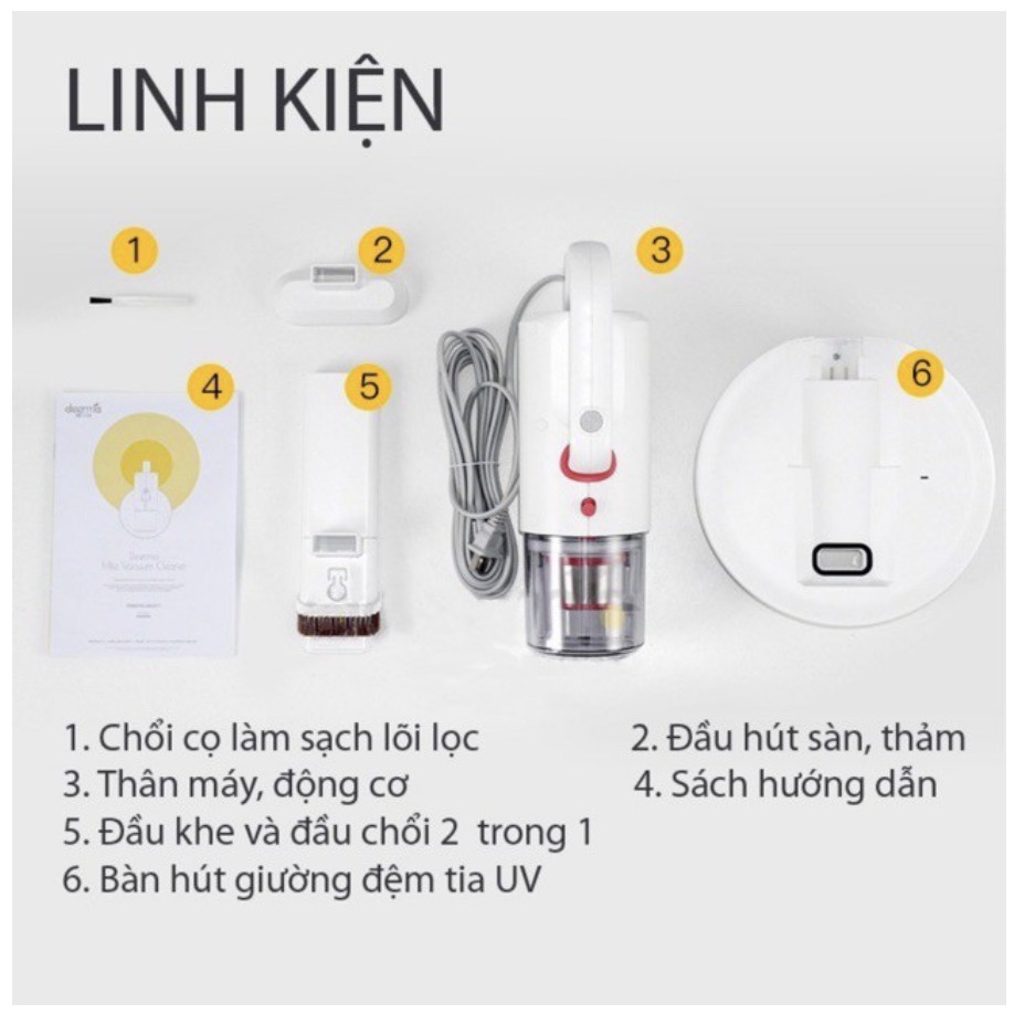 [Hàng Chính Hãng] Máy hút bụi nệm CẦM TAY Có Dây Deerma CM1300 - BH chính hãng 06 tháng | BigBuy360 - bigbuy360.vn
