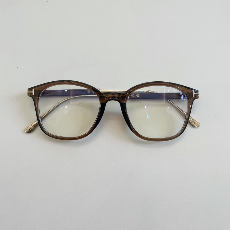Gọng kính cận, giả cận kim loại cao cấp unisex 732 chống ánh sáng xanh, UV400 Jolie eyewear