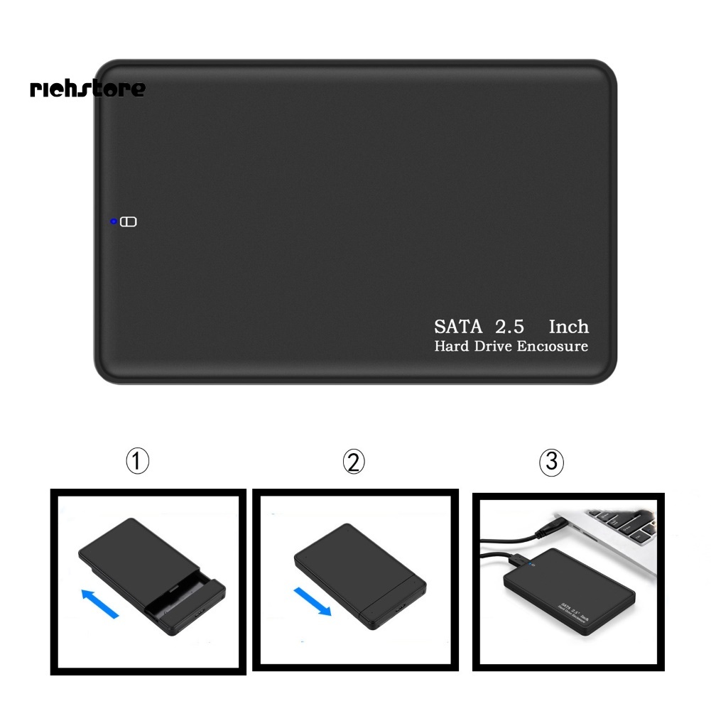 Hộp Đựng Ổ Cứng Ngoài HDD SSD SATA USB 3.0 2.5inch | BigBuy360 - bigbuy360.vn
