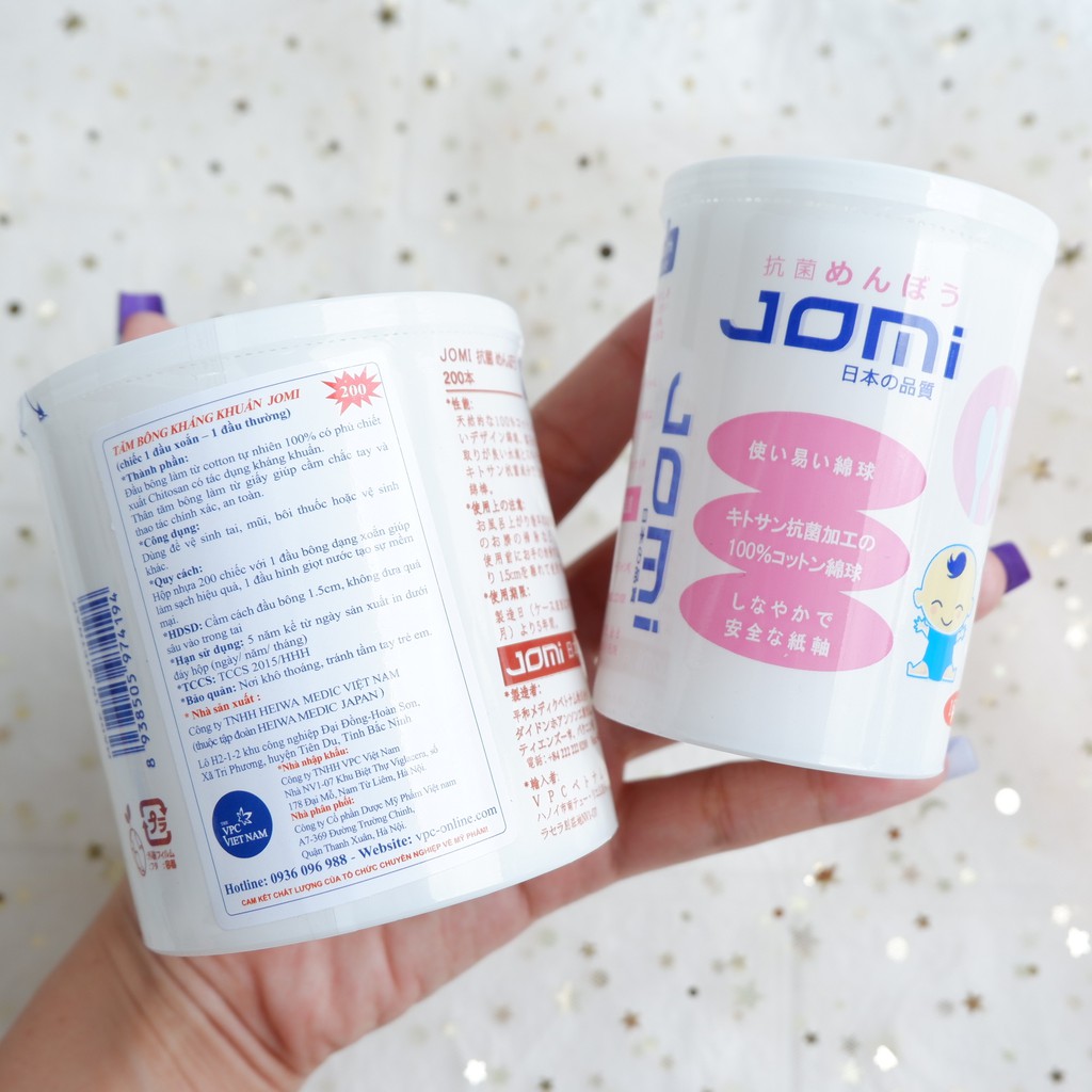 [Mã FMCGMALL -8% đơn 250k] Tăm bông kháng khuẩn Jomi đủ loại, người lớn trẻ em sơ sinh chính hãng Nhật Bản NPP Shoptido