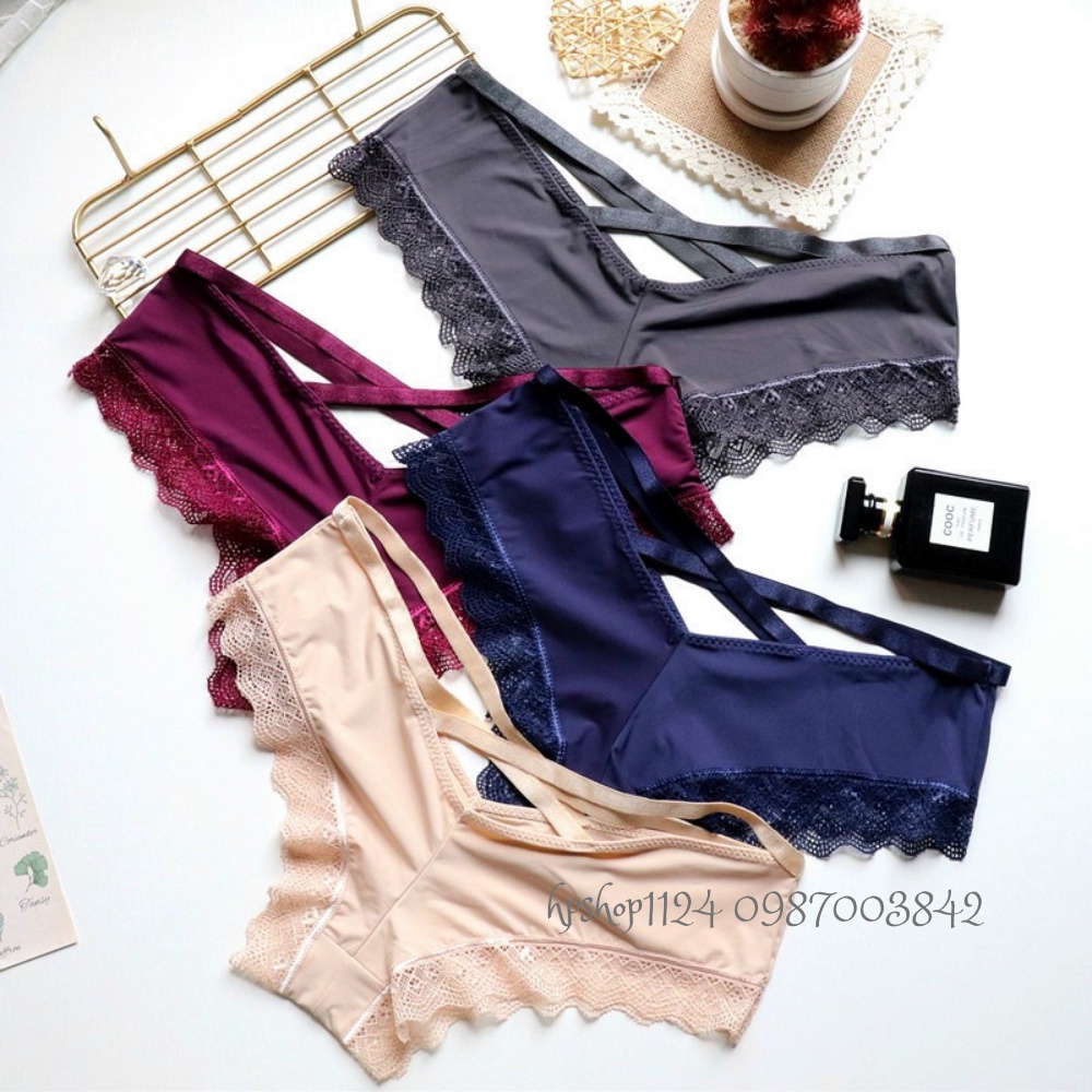 Quần lót nữ sexy chữ V cao cấp- quần lót gợi cảm chéo dây mông bụng quyến rũ 834