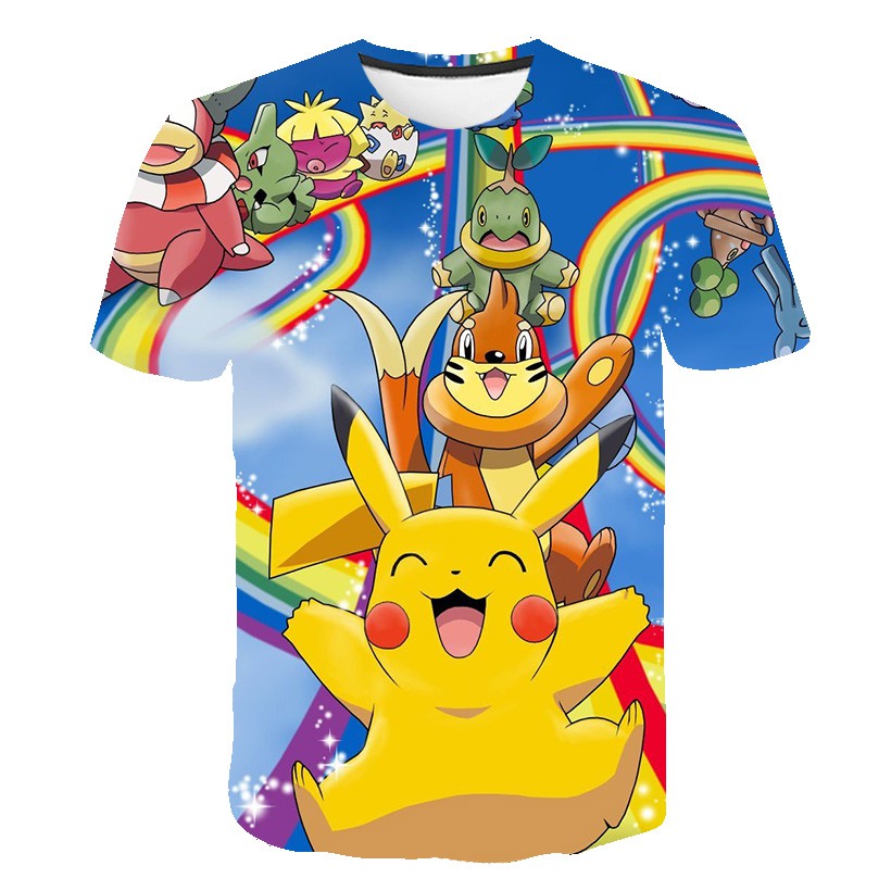 New 3D Printed Fashion Pokemon T Shirt Men Casual Summer Men Women Animal Cartoon T-Shirt Funny School Wear Tshirt Tops Tees