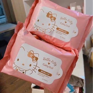 🌸 KHĂN GIẤY TẨY TRANG CATHYDOLL HELLO KITTY THÁI LAN