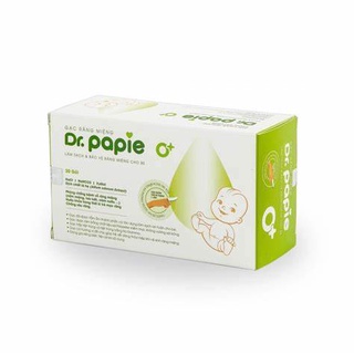 Gạc rơ lưỡi Drpapie vệ sinh răng miệng cho bé