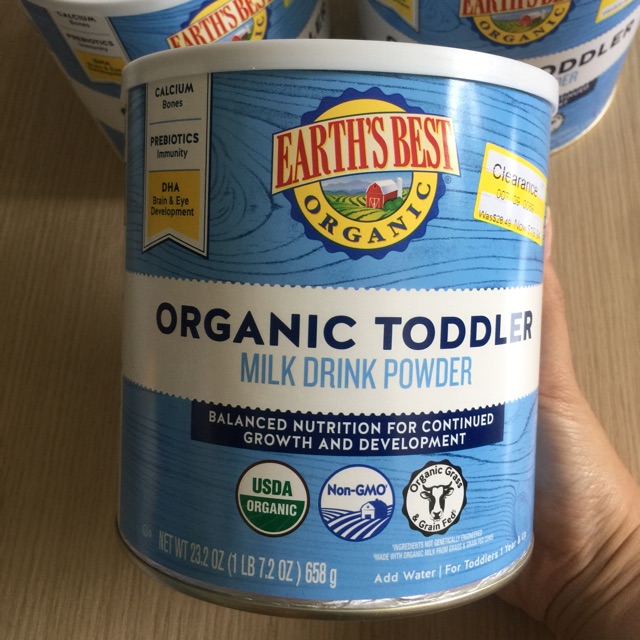 Sữa Earth's Best Organic Toddler 658g