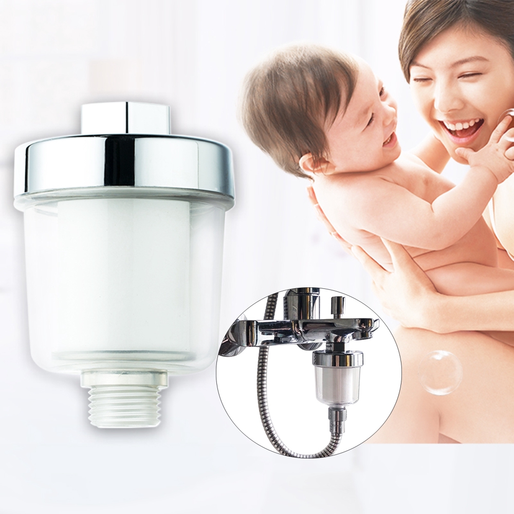 Bộ lọc nước trực tiếp và tạo độ clo cho vòi hoa sen nhà tắm