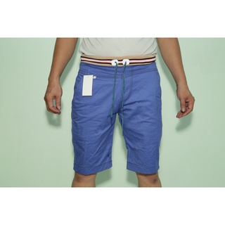 Quần Short Nam Kaki Lưng Thun Đen