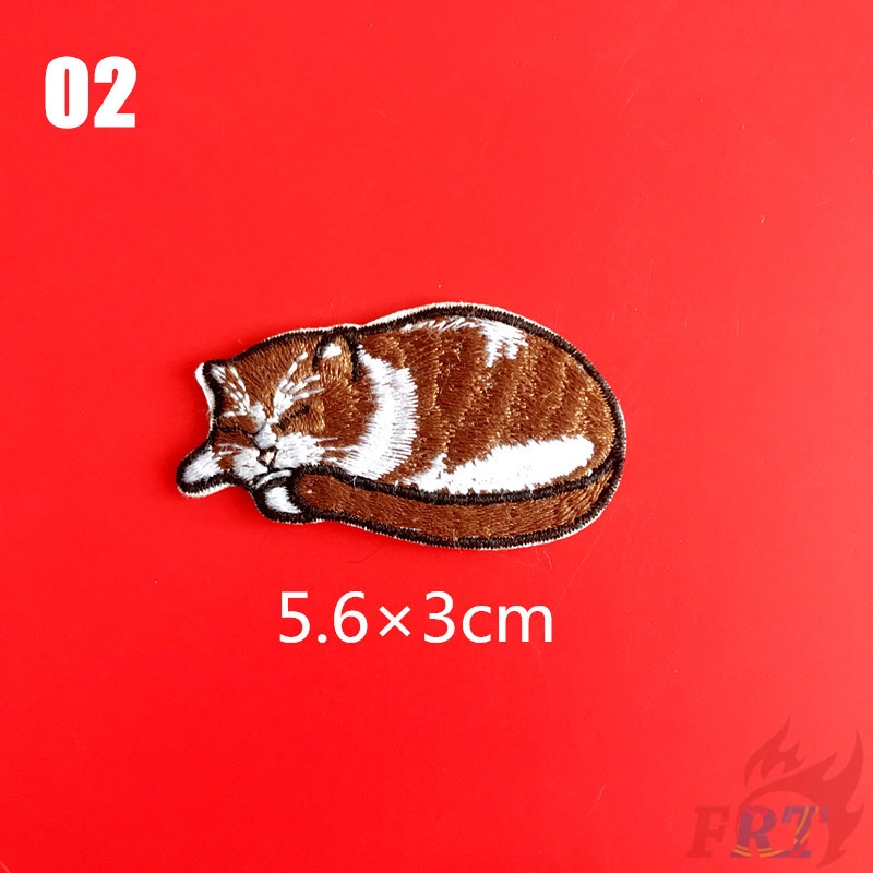 ☸ Pets &amp; Animals：Sleeping Cats Iron-on Patch ☸ 1Pc Diy Sew on Iron on Badges Patches