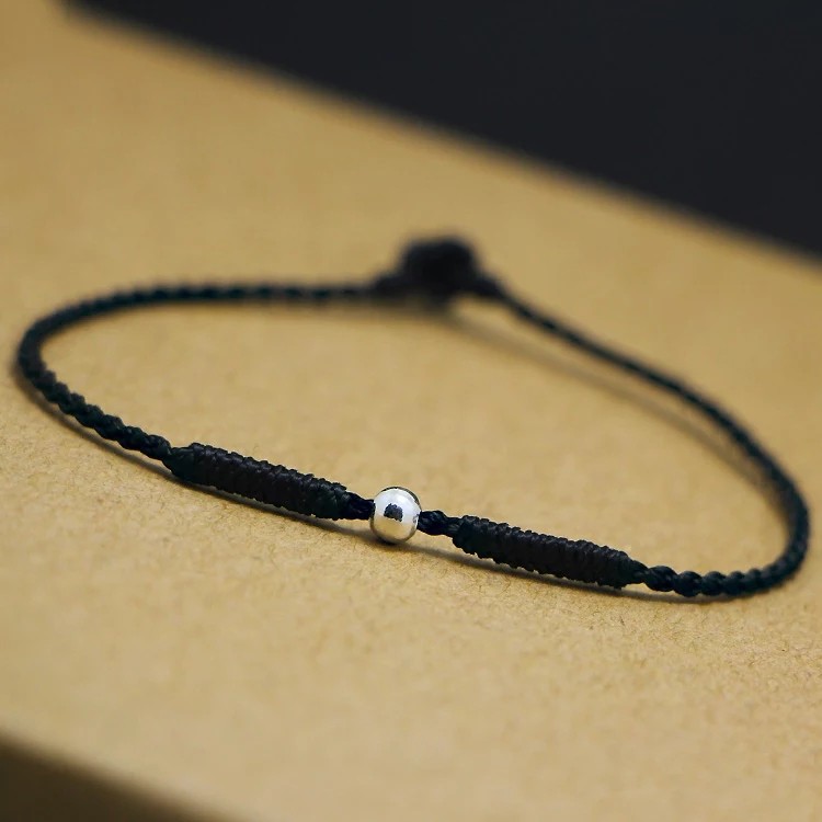 Lắc Tay '' Lắc Chân '' Handmade Bi Bạc Ta ( Để lại size cổ tay - chân )