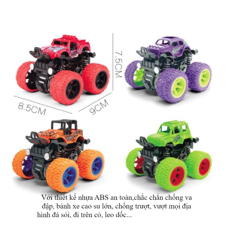 Xe Ô tô đồ chơi địa hình Buggy, ô tô chạy đà quán tính bánh to cỡ lớn có thể xoay 360 độ