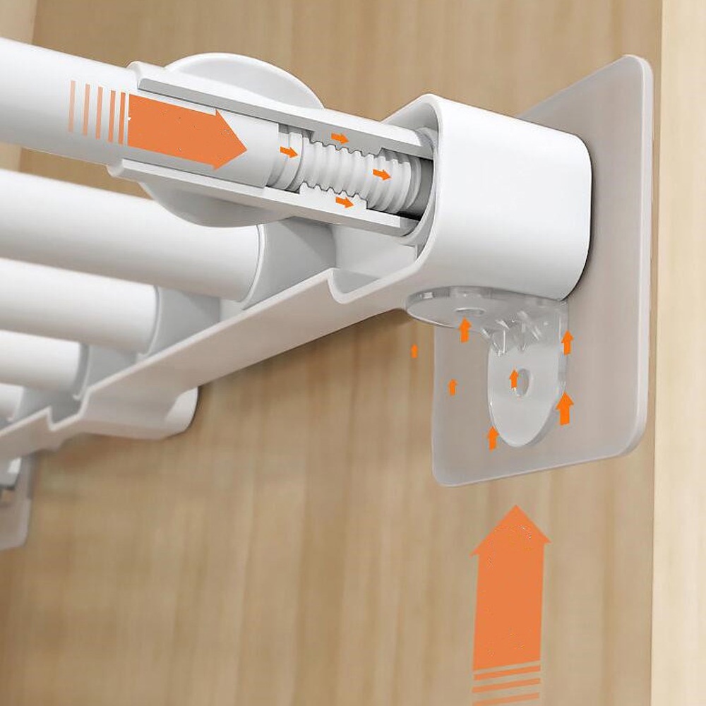 Giá đỡ góc tủ đồ nội thất bằng nhựa trong suốt tiện dụng