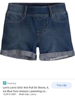 Quần Short jean thun da cá Levisvnxk