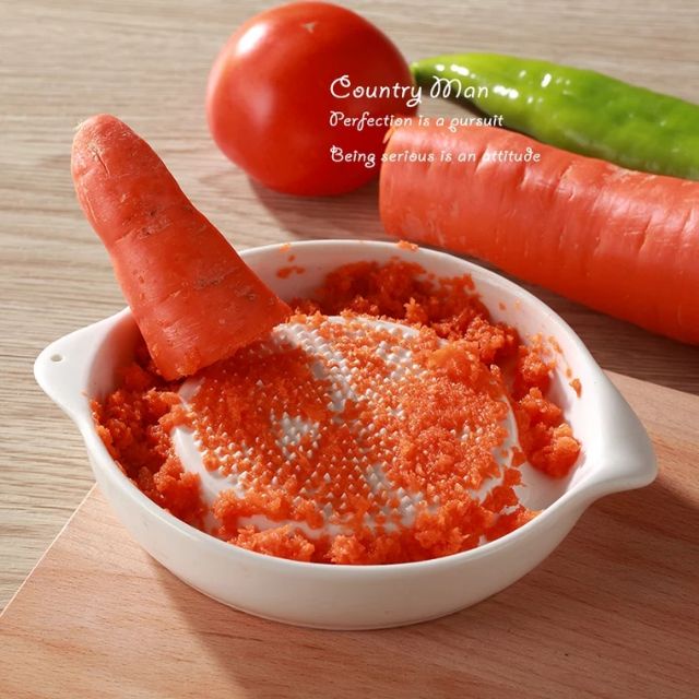 Dụng cụ mài nhuyễn rau củ cho bé bằng sứ