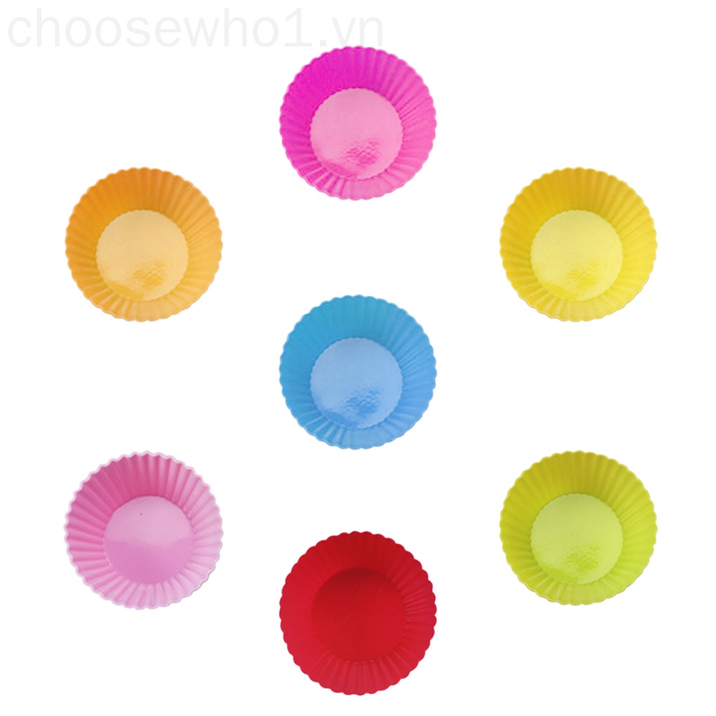 Khuôn silicon làm bánh màu cầu vồng xinh xắn