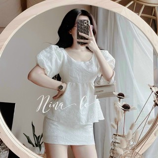SET GẤM TAY PHỒNG CHÂN VÁY (KÈM VIDEO)