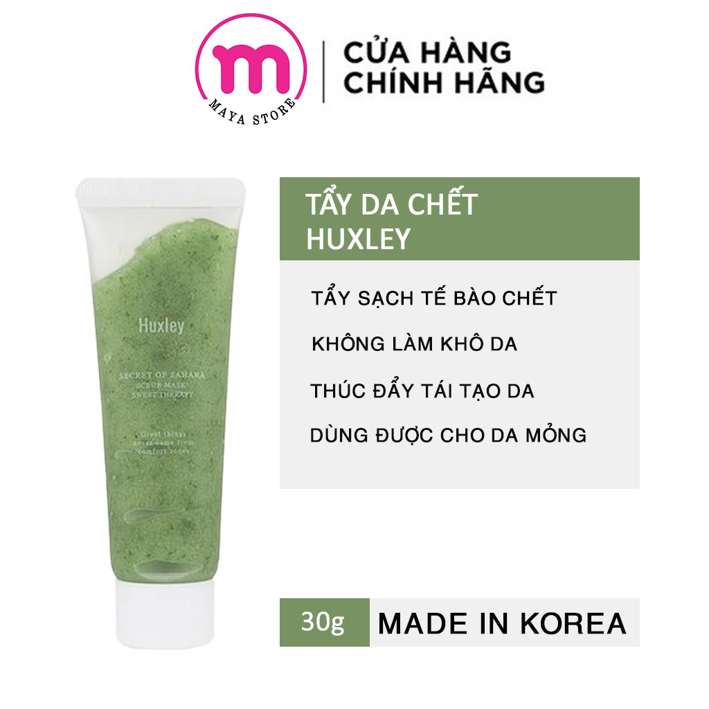 Tẩy da chết Huxley mini Secret Of Sahara 30ml