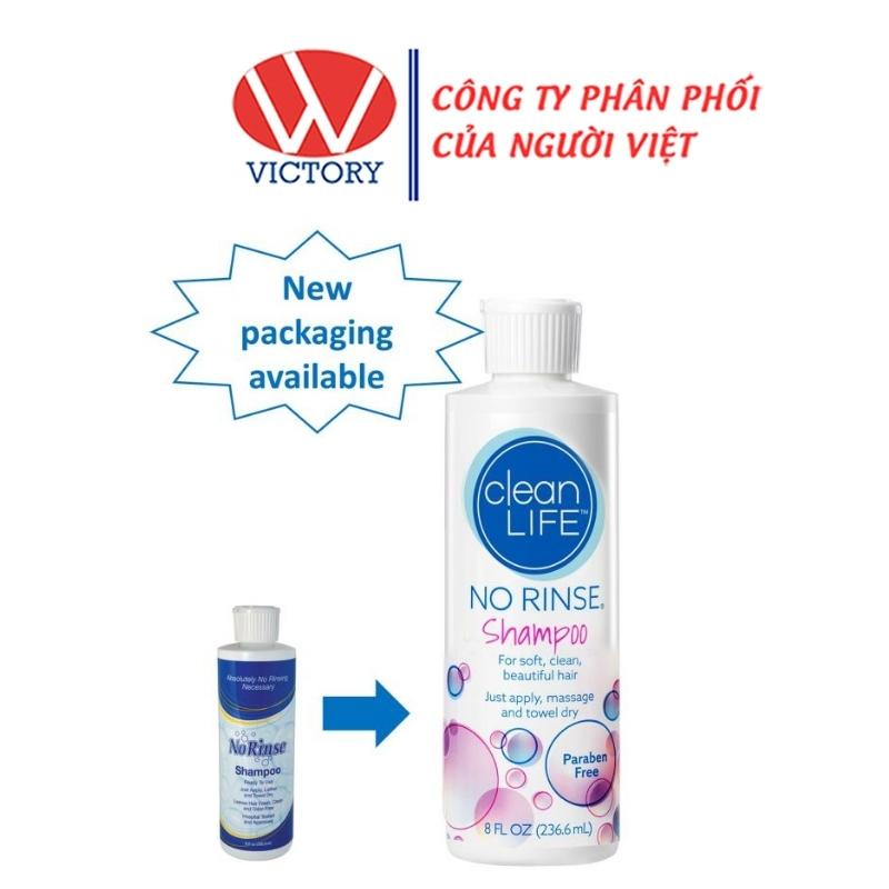 Dầu gội khô NoRinse Shampoo 236.6ml - giúp làm sạch tóc, không cần xả lại với nước - VictoryPharmacy