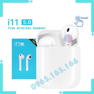 Tai nghe blutooth i11 bluetooh 5.0 cảm ứng