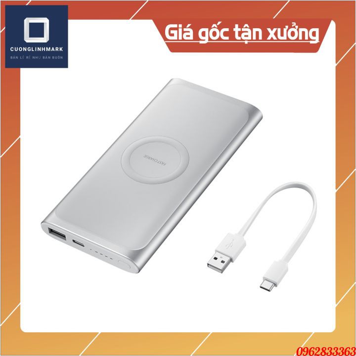 Pin Sạc Dự Phòng kiêm sạc Không Dây Samsung EB-U1200 - 10,000mAh - Hàng Chính Hãng