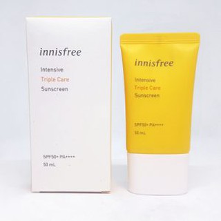 [Hàng Chính Hãng] Kem Chống Nắng INISFREE INTENSIVE LONG LASTING & TRIPLE CARE SUNSCREEN SPF50+ PA++++ 50ML