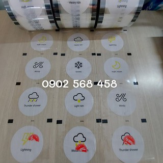 Cuộn màng dán ly 2400 mẫu mặt trời thời tiết cuộn ép ly dày