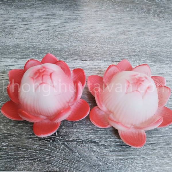 Đèn Hoa sen Hồng LED 12cm