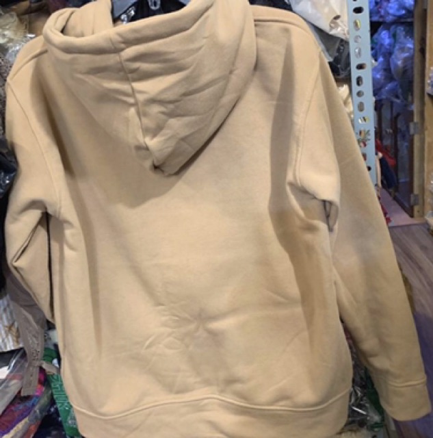 ÁO HOODIE ZIPPER MÀU KEM