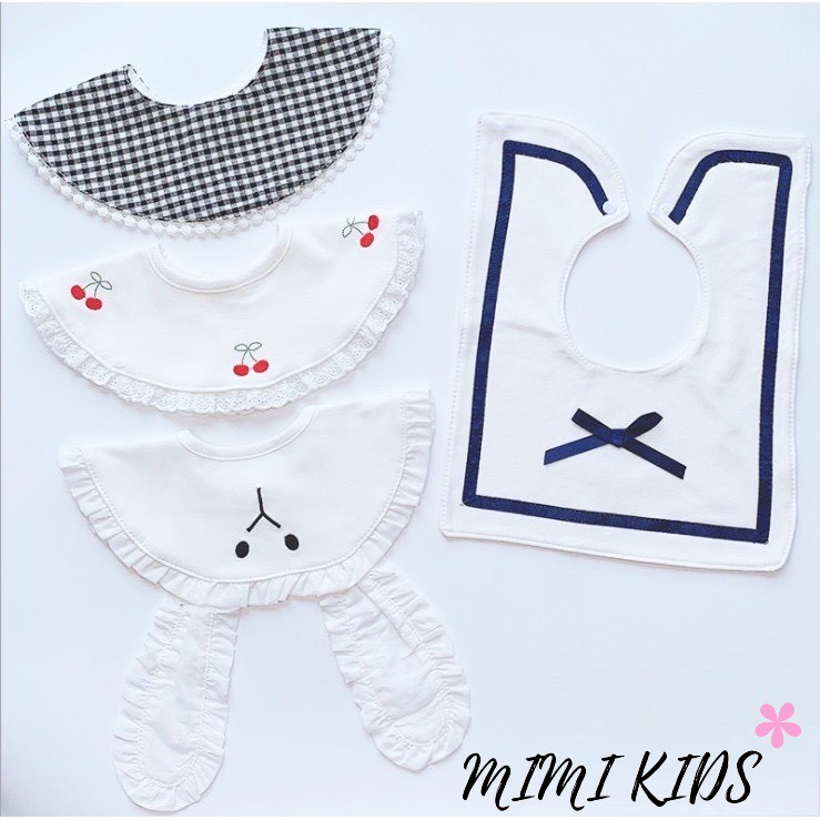 Yếm cổ tròn xoay cao cấp cho bé yêu Mimi Kids YC08