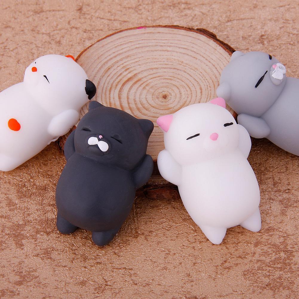 |Superbaby| Đồ Chơi Mochi Mềm Hình Mèo Hoạt Hình Vui Nhộn