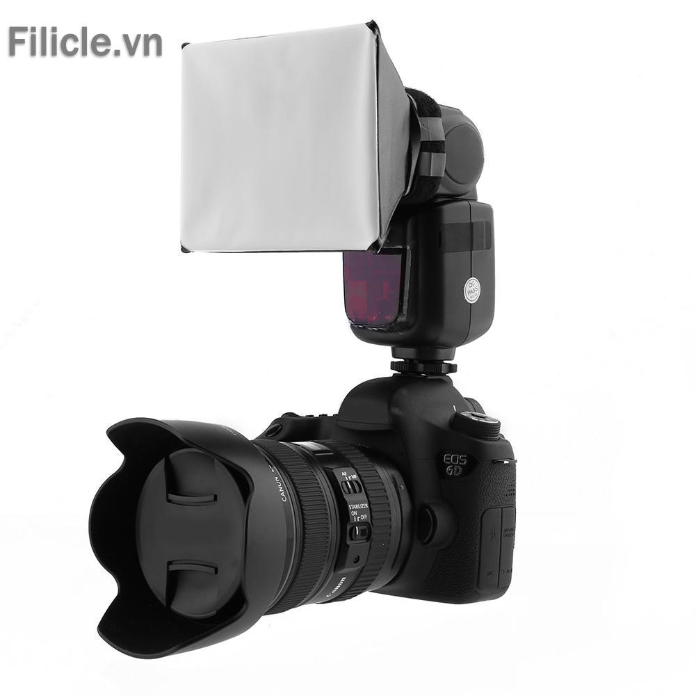 Hộp Khuếch Tán Ánh Sáng Cho Đèn Flash Máy Ảnh Dslr 125x100mm