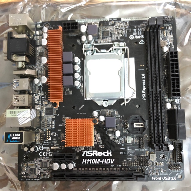 Main Asrock H110-HDV hỗ trợ I3-9100f