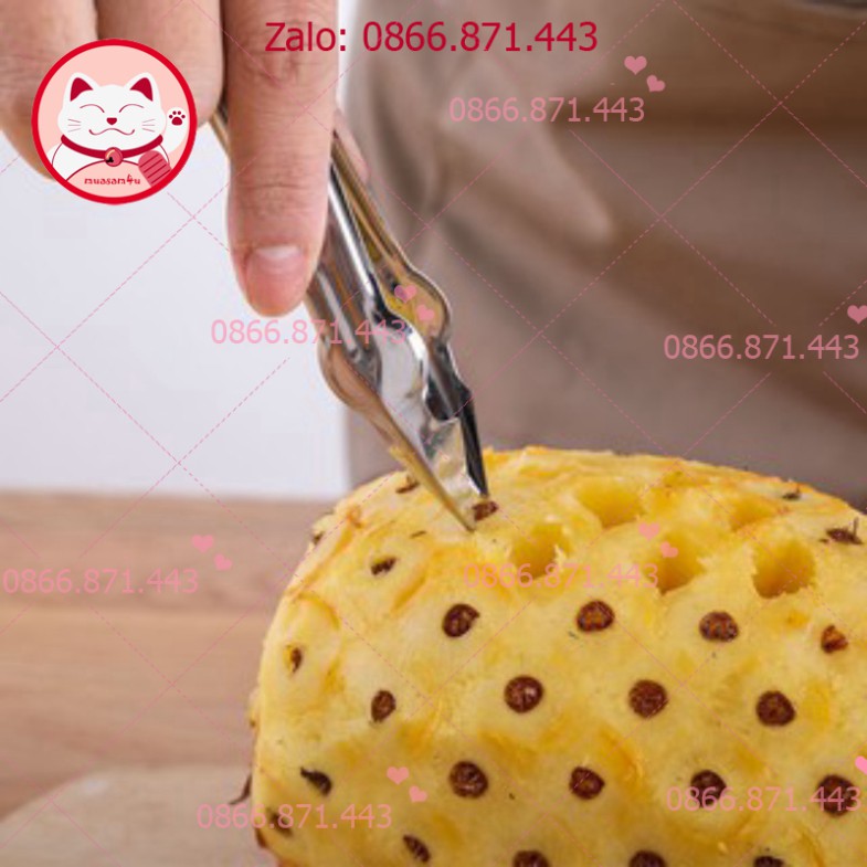 ⚡𝐅𝐑𝐄𝐄𝐒𝐇𝐈𝐏⚡ Gọt mắt dứa - kẹp mắt dứa dạng nhíp - QA