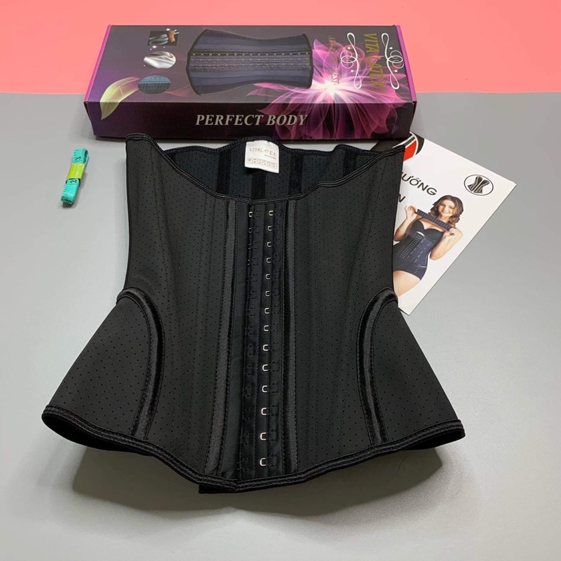 Đai nịt bụng latex định hình cải tiến mới 19 xương không ngấn mỡ lưng | BigBuy360 - bigbuy360.vn