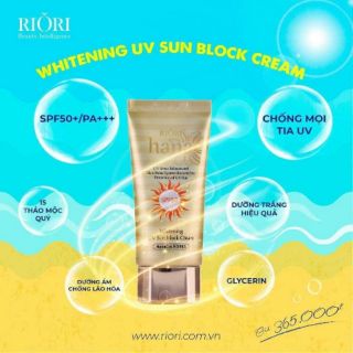 Kem chống nắng cao cấp Riori 50g