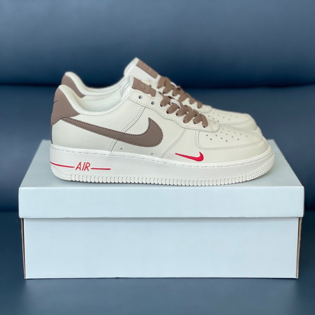 Giày thể thao nam AF1 móc nâu, Giày sneaker nam nữ