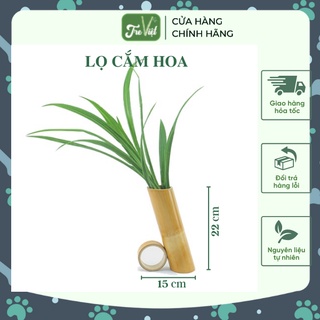 Ống tre cắm hoa - Bình bông trang trí đẹp | Tre Việt