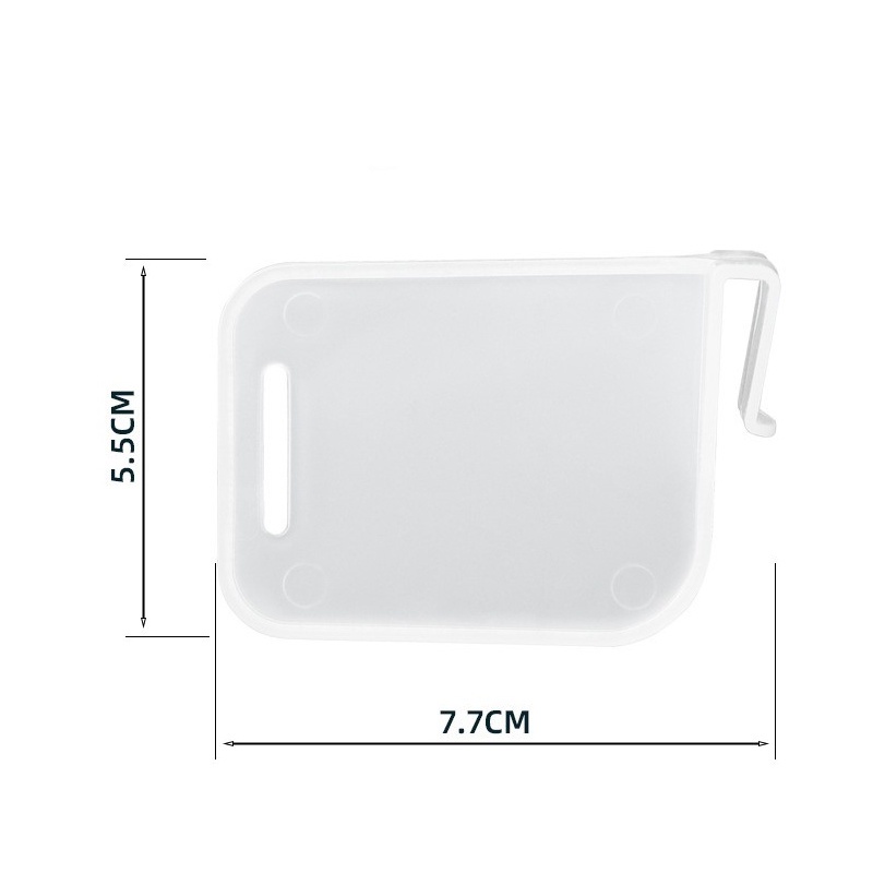 Set 4 Vách Ngăn Tủ Lạnh Bằng Nhựa Trong Suốt Chống Rơi Phân Loại Tiện Dụng Cho Nhà Bếp