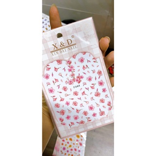 [ĐỒ NAILS] Sticker Dán Móng Nhiều Mẫu Hoa nước 3d