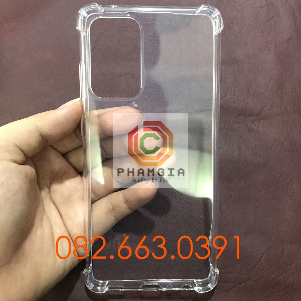 Ốp lưng Samsung A72 (4G/5G) dẻo trong chống sốc, loại ốp siêu dày